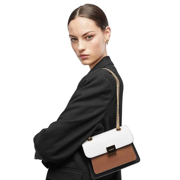 ANINE BING Mini Felix Bag Camel Colorblock - Picture 4 of 15